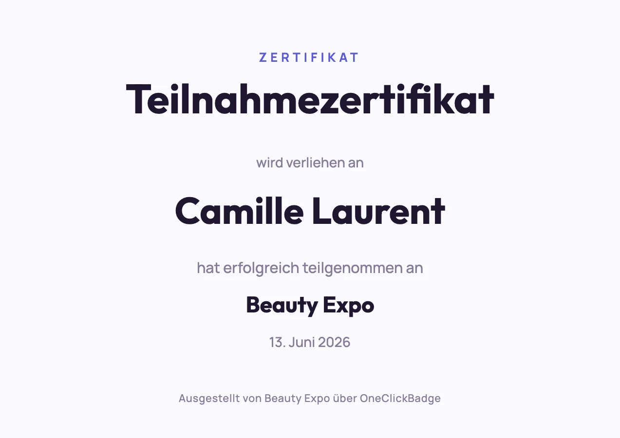 Helle Mosaik-Vorlage in Pastelltönen zur Beauty Expo