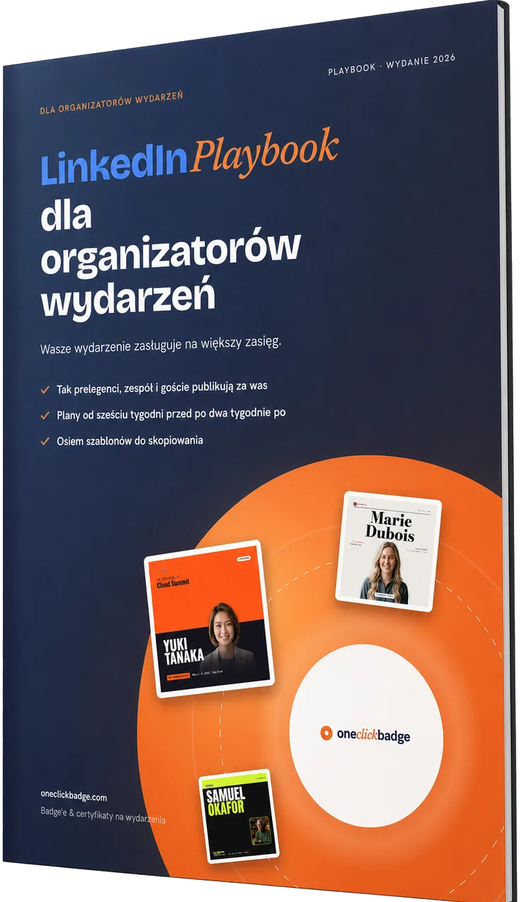 Playbook LinkedIn dla organizatorów wydarzeń w PDF