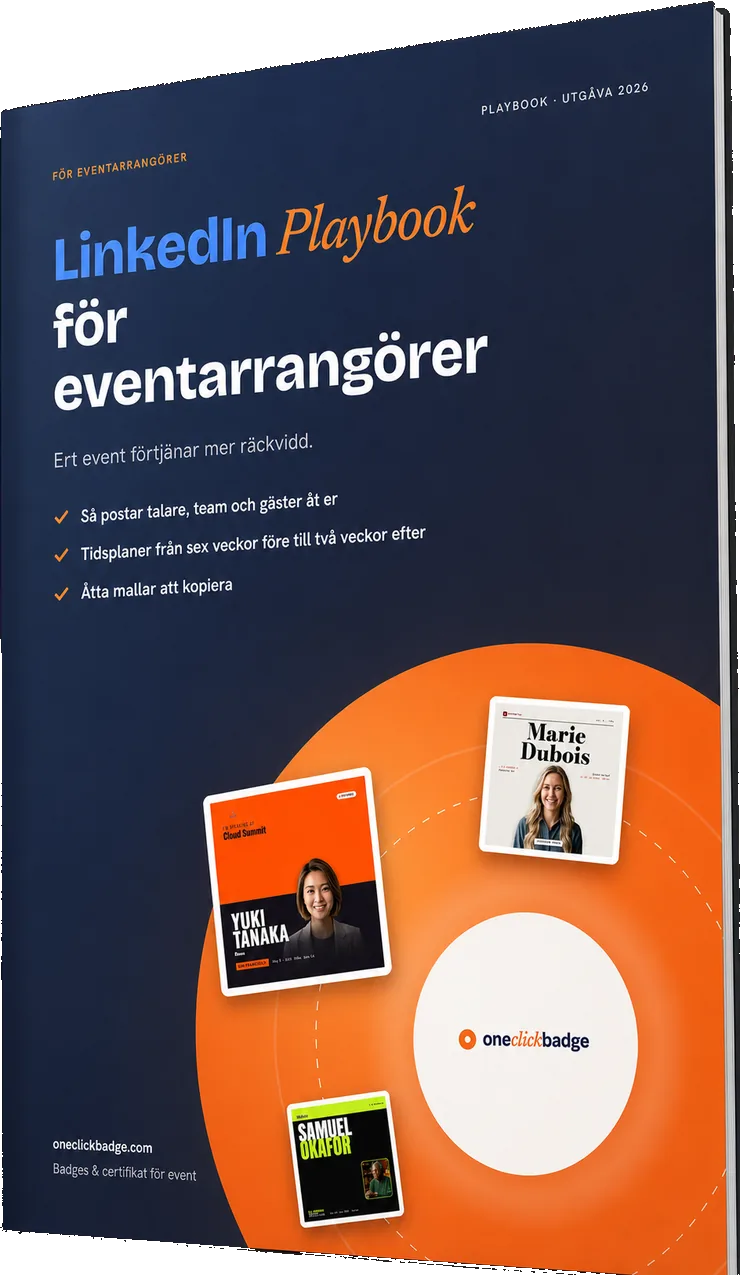 LinkedIn-playbooken för evenemangsarrangörer som PDF